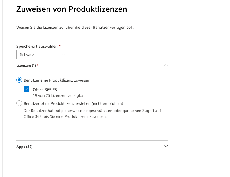 Produktlizenzen